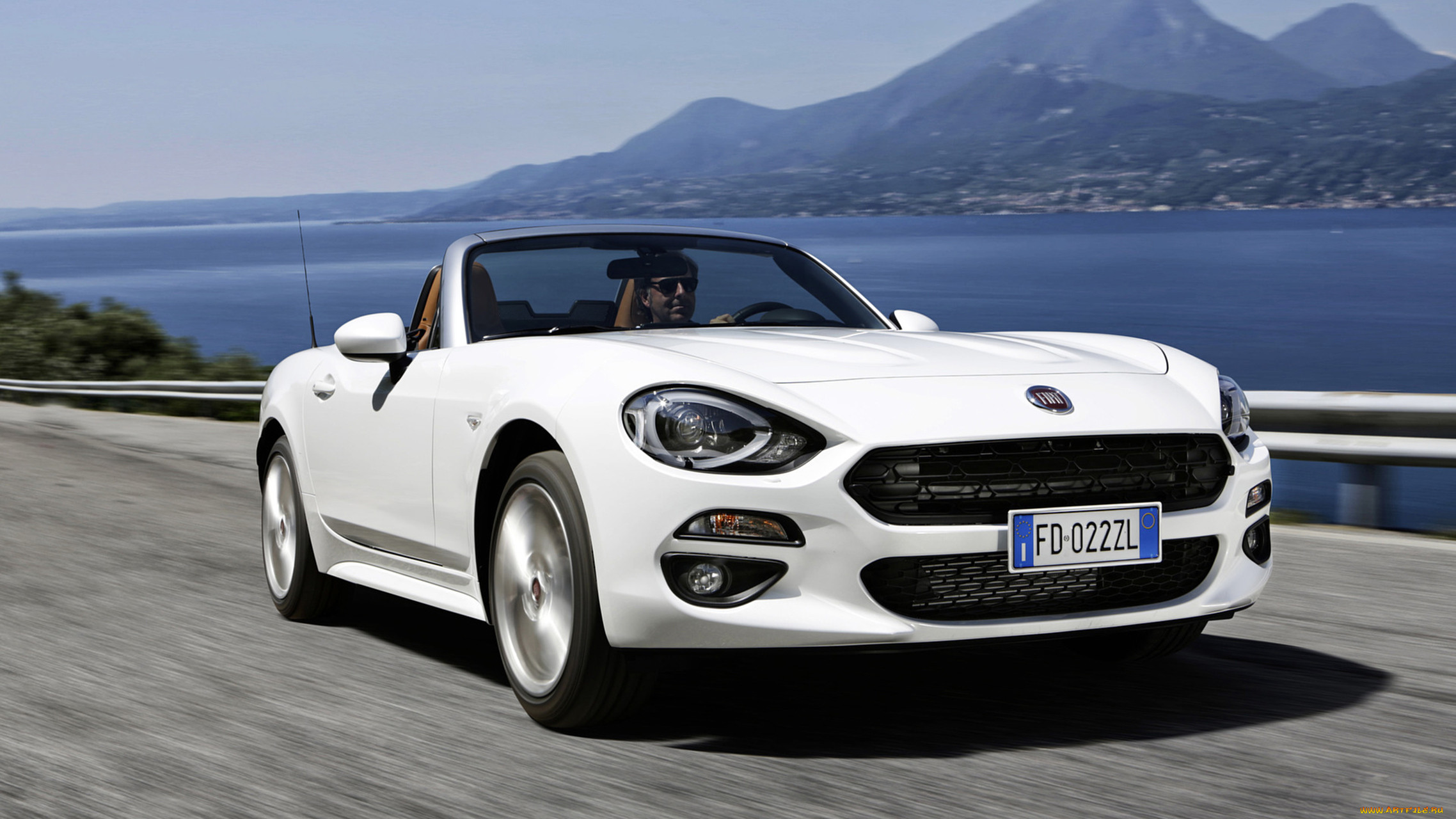fiat 124 spider white 2017, , fiat, 124, white, spider, 2017